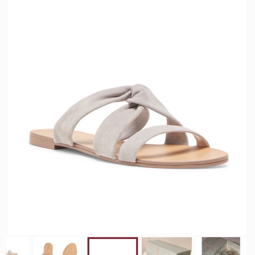 Sole society Emiranza sandal. Suede- size 6